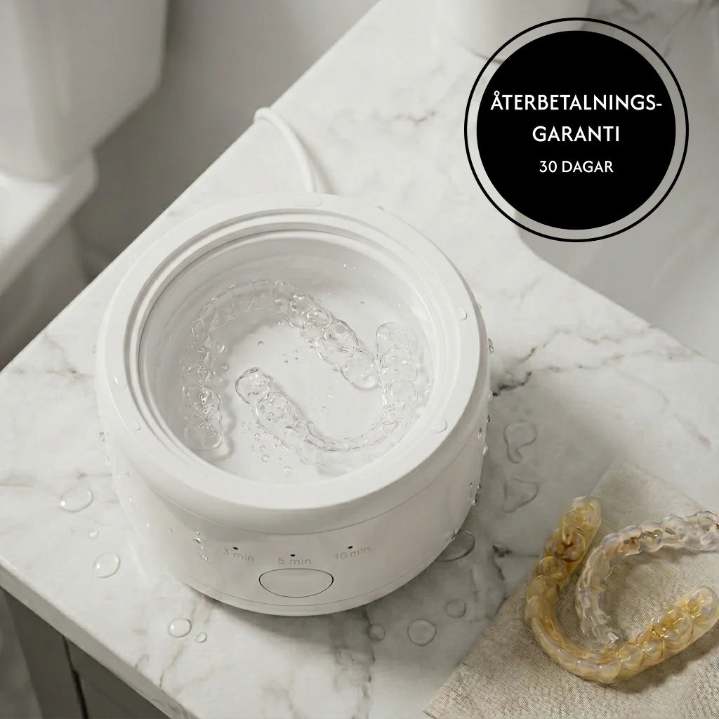 DENTAFRESH - KRISTALLKLAR TANDSKENA PÅ 10 MIN
