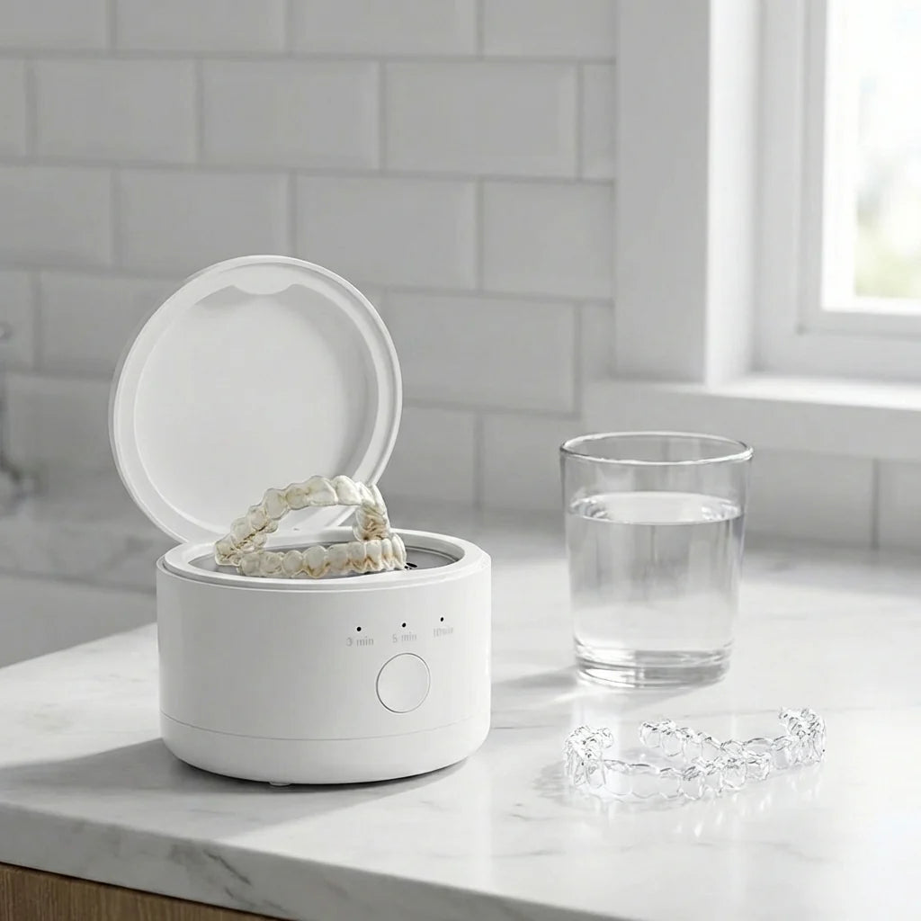DENTAFRESH - KRISTALLKLAR TANDSKENA PÅ 10 MIN